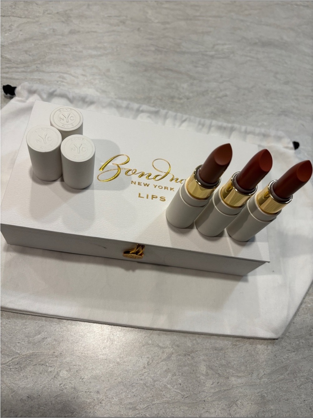 Bond No. 9 New York LIPS Lipstick Trio - Neutral Brown & Terracotta Shades